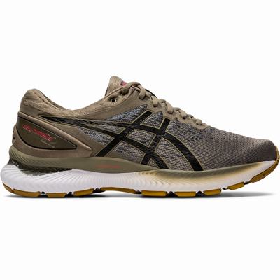 Férfi Asics Gel-Nimbus 22 Knit Stabil Futócipő AS2801946 Fekete